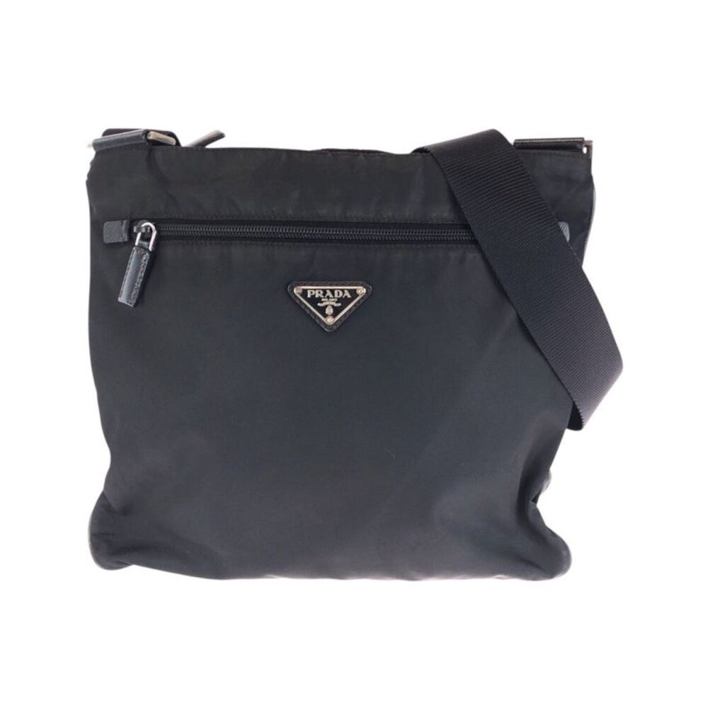 Prada Nylon Tessuto Triangle Logo Shoulder Bag